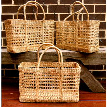 Load image into Gallery viewer, Basket BTB Rectangle Shopping w Handles (M)
