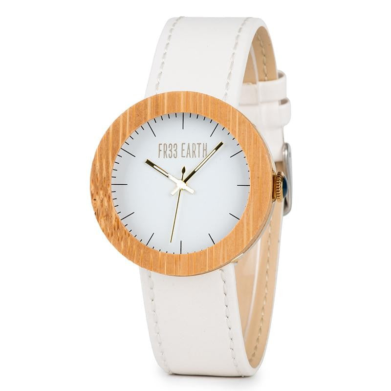 Watch Le blanc white leather