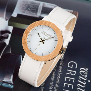 Watch Le blanc white leather