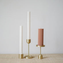 Load image into Gallery viewer, Candle Holder BB Brass medium stand
