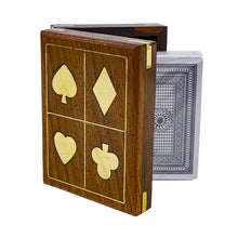 Load image into Gallery viewer, Games card single rosewood box
