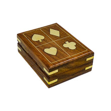 Load image into Gallery viewer, Games card single rosewood box
