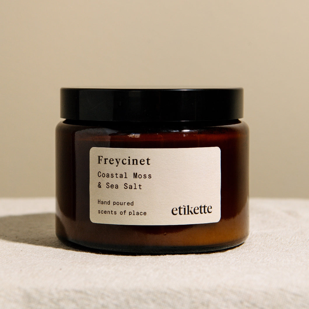 Candle Etikette Freycinet /coastal moss & sea 500ML