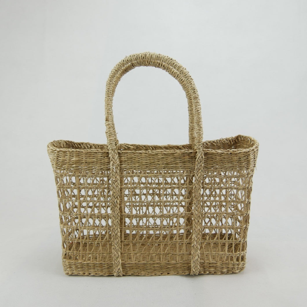 Basket BTB Rectangle shopping with handles (L)