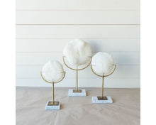 Load image into Gallery viewer, Coral Large faux on marble stand
