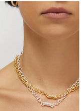 Load image into Gallery viewer, Necklace ZR Montana gold cuff diamontie
