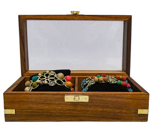Watch box wooden for 2