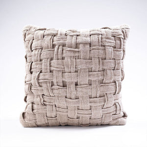 Cushion Eadie Lifestyle Crosier handwoven natural linen