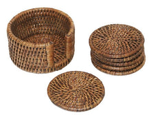 Load image into Gallery viewer, Coaster Rattan antique brown set of 6
